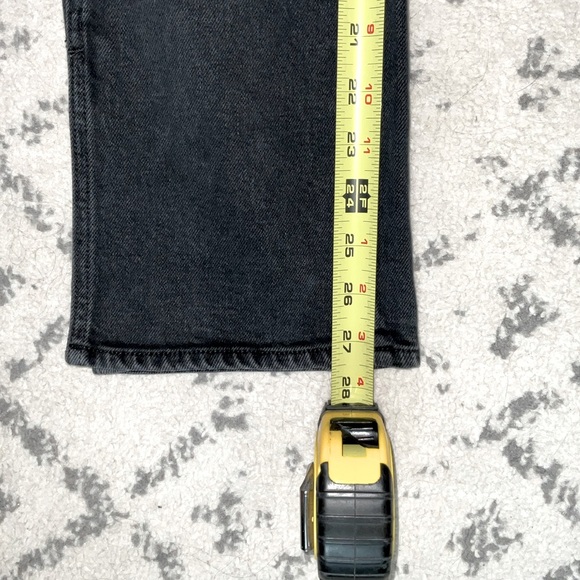 NWOT J Brand Mid Rise Straight Split Hem Jeans, Undercover Black. 27 - Picture 9 of 11